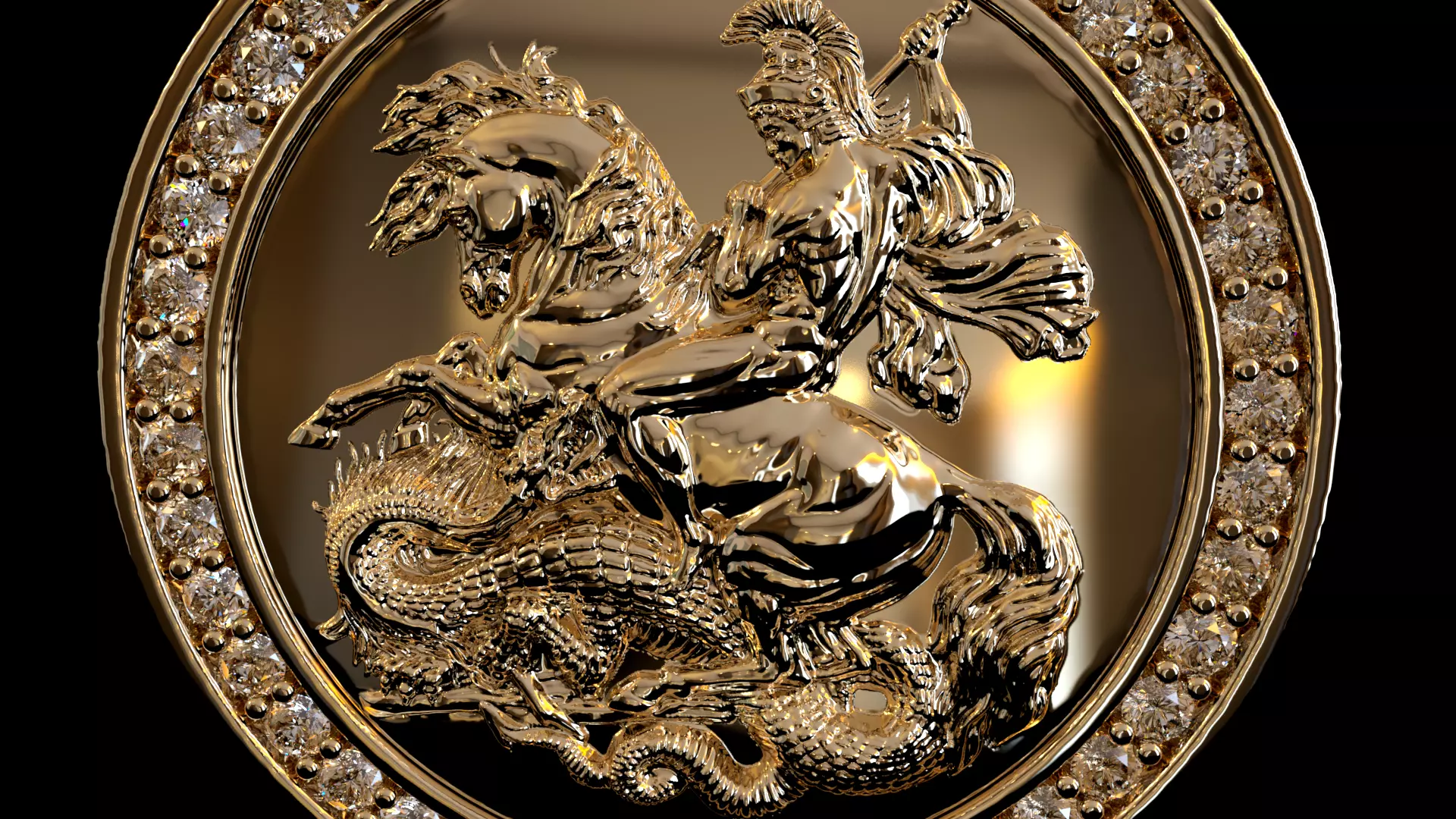 Sovereign ring high poly 3D print model 3D print model_0