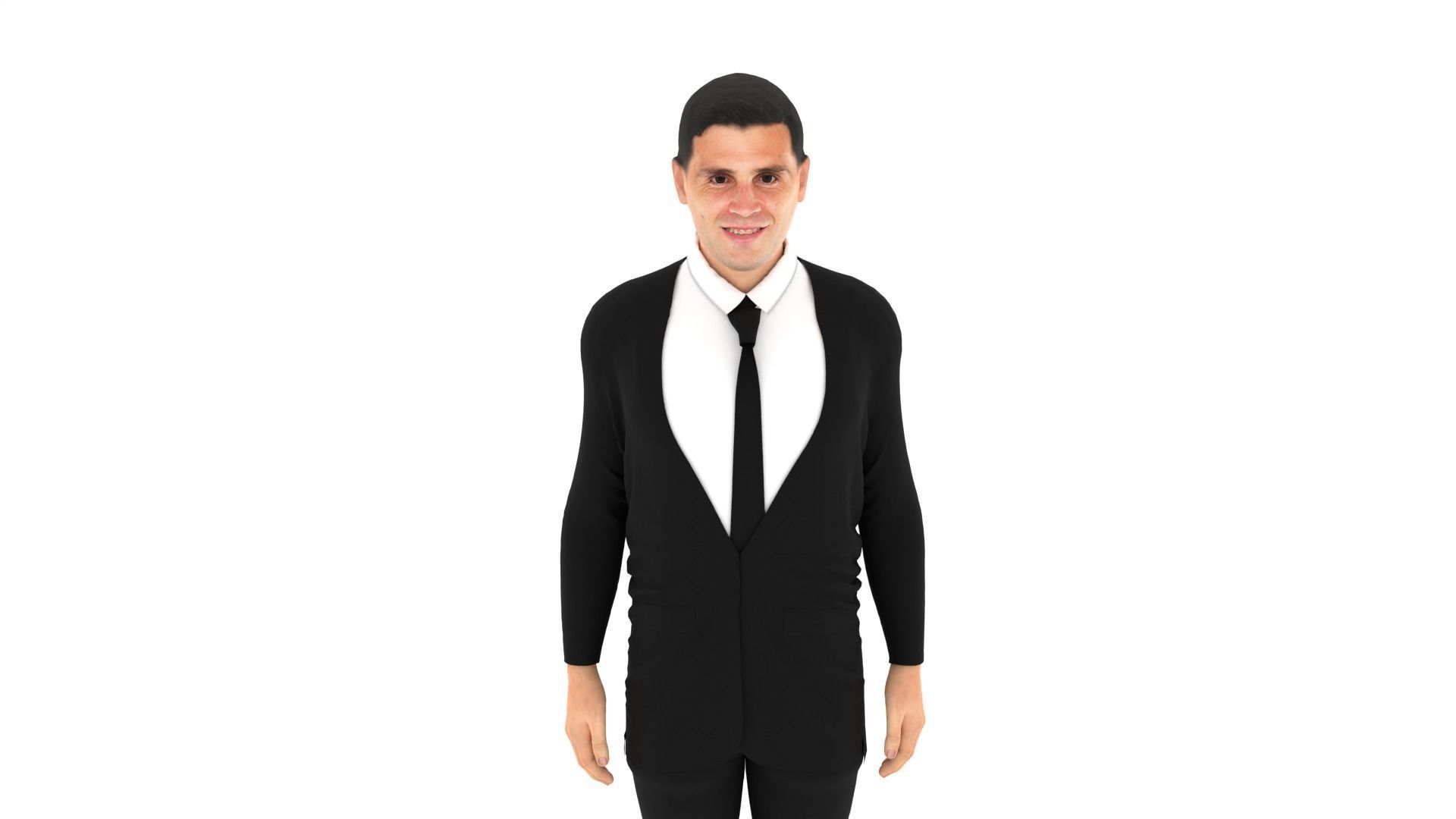 Emiliano Martinez Low-poly 3D model_1