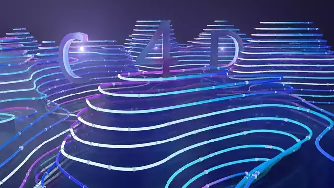 C4D propaganda poster