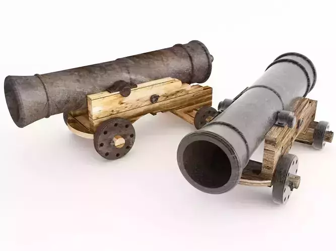 Cannon 01 04 3D model