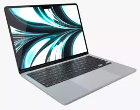 Apple MacBook Air M2 Space Gray 2022 3D model | CGTrader