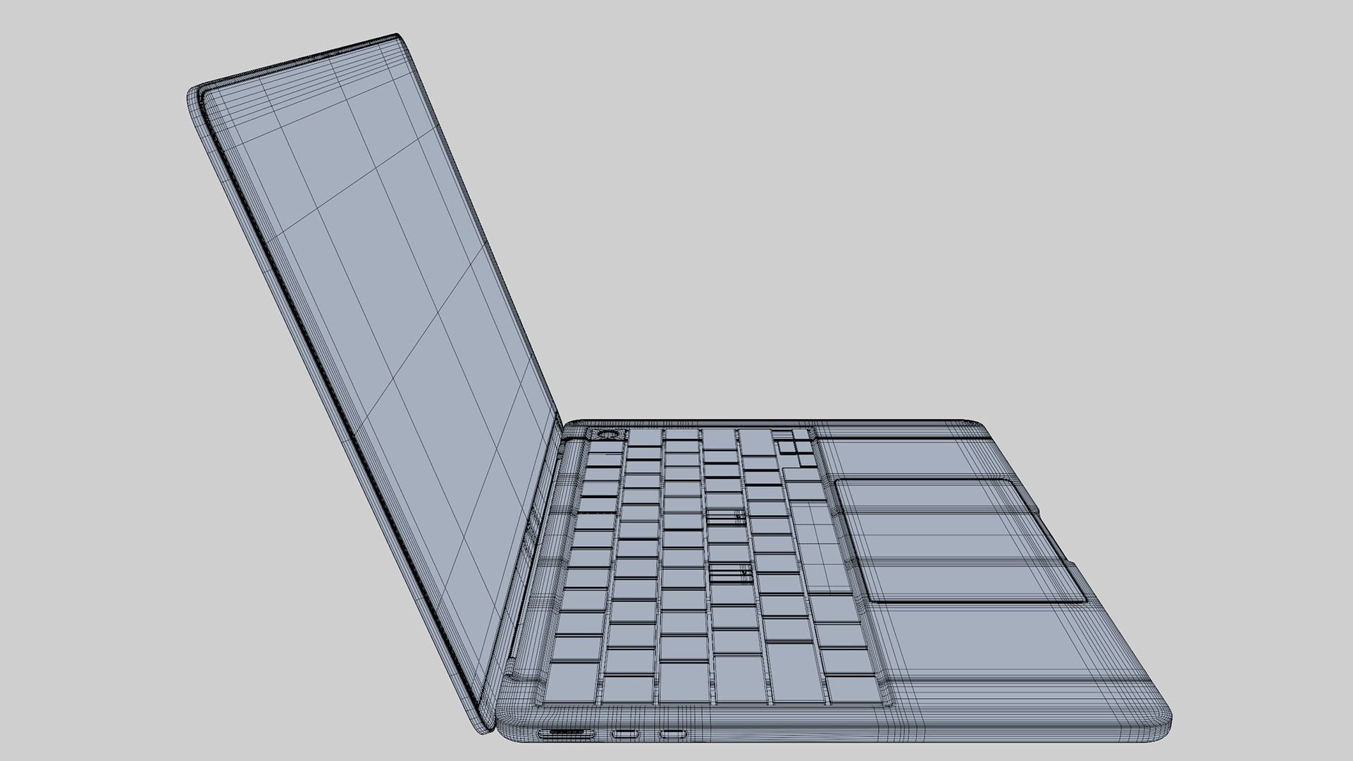 Apple MacBook Air M2 Silver 2022 3D model_17