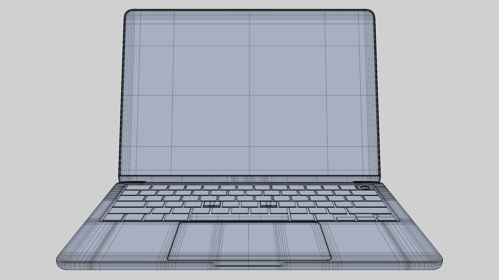 Apple MacBook Air M2 Silver 2022 3D model_13