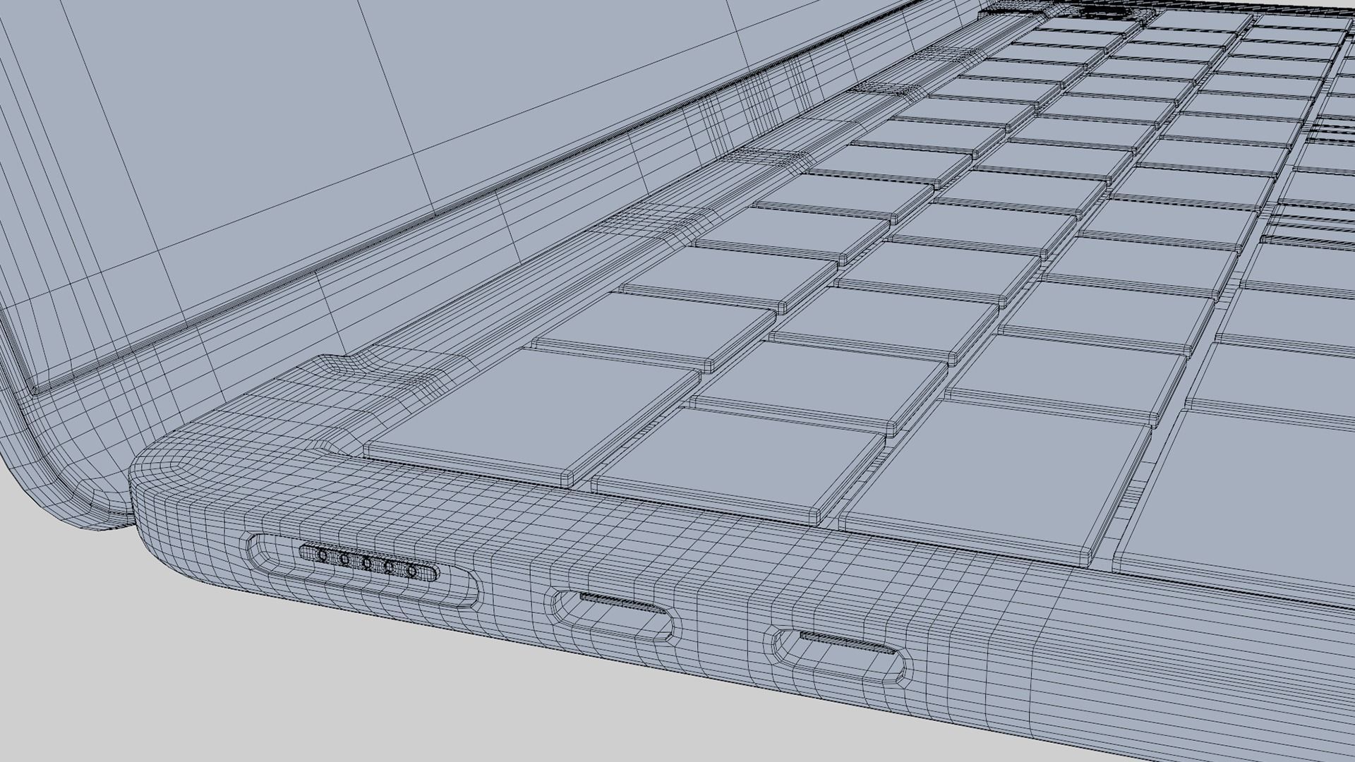 Apple MacBook Air M2 Silver 2022 3D model_18