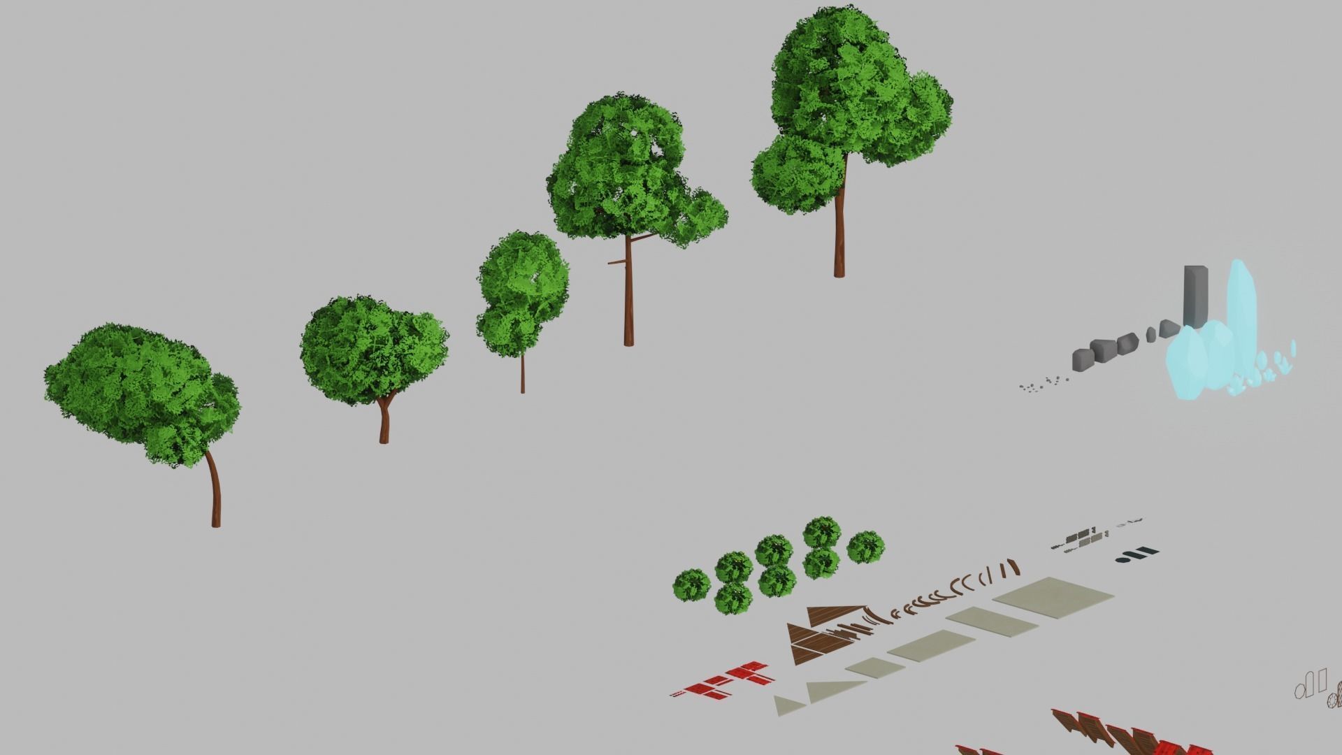 Stylized Modular Environment Kit 3D model_26