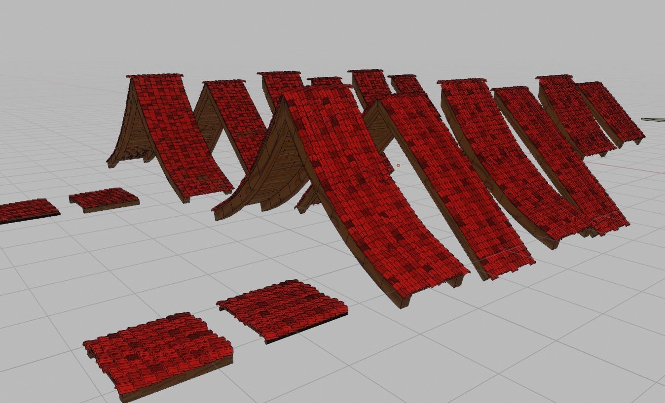 Stylized Modular Environment Kit 3D model_30