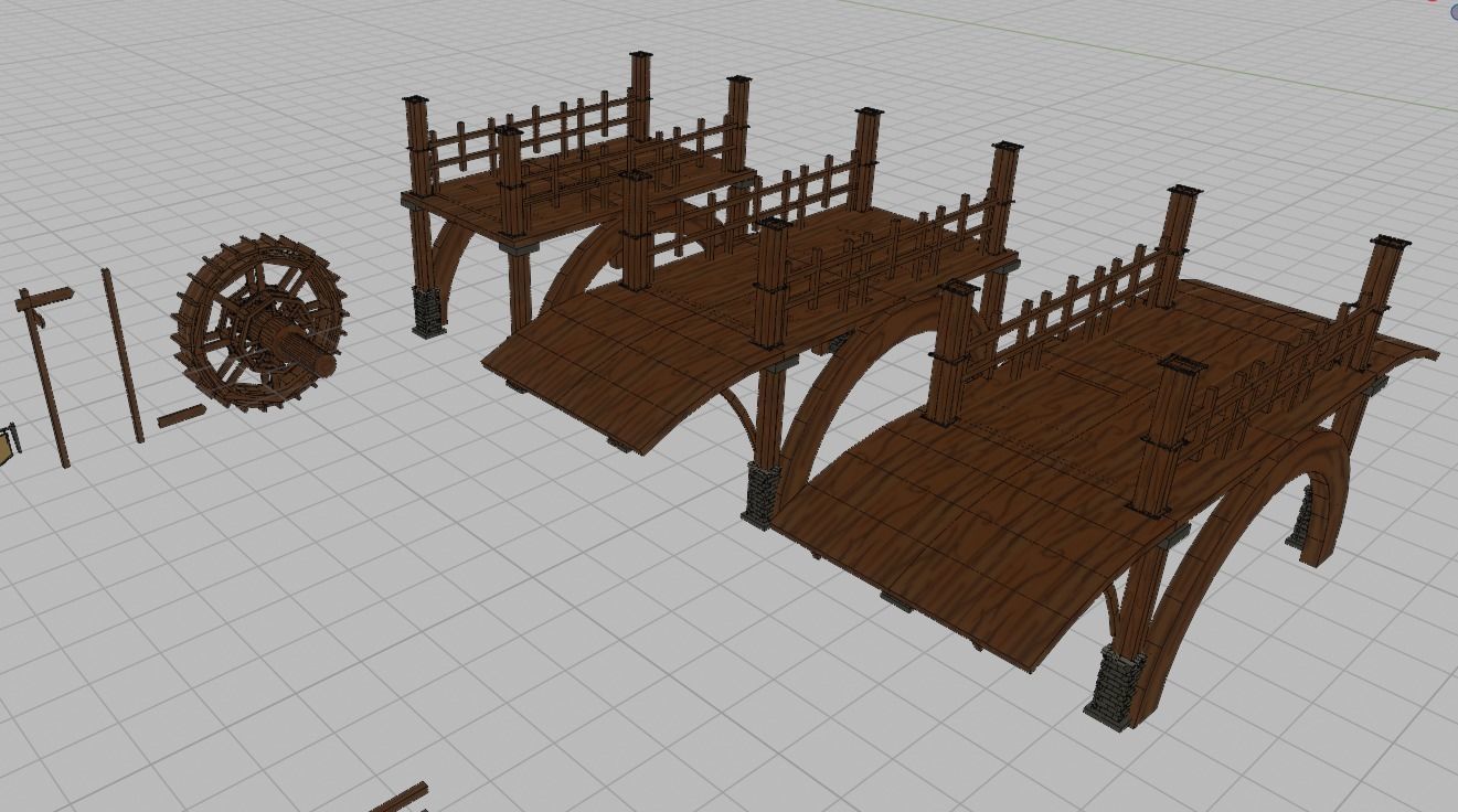 Stylized Modular Environment Kit 3D model_27