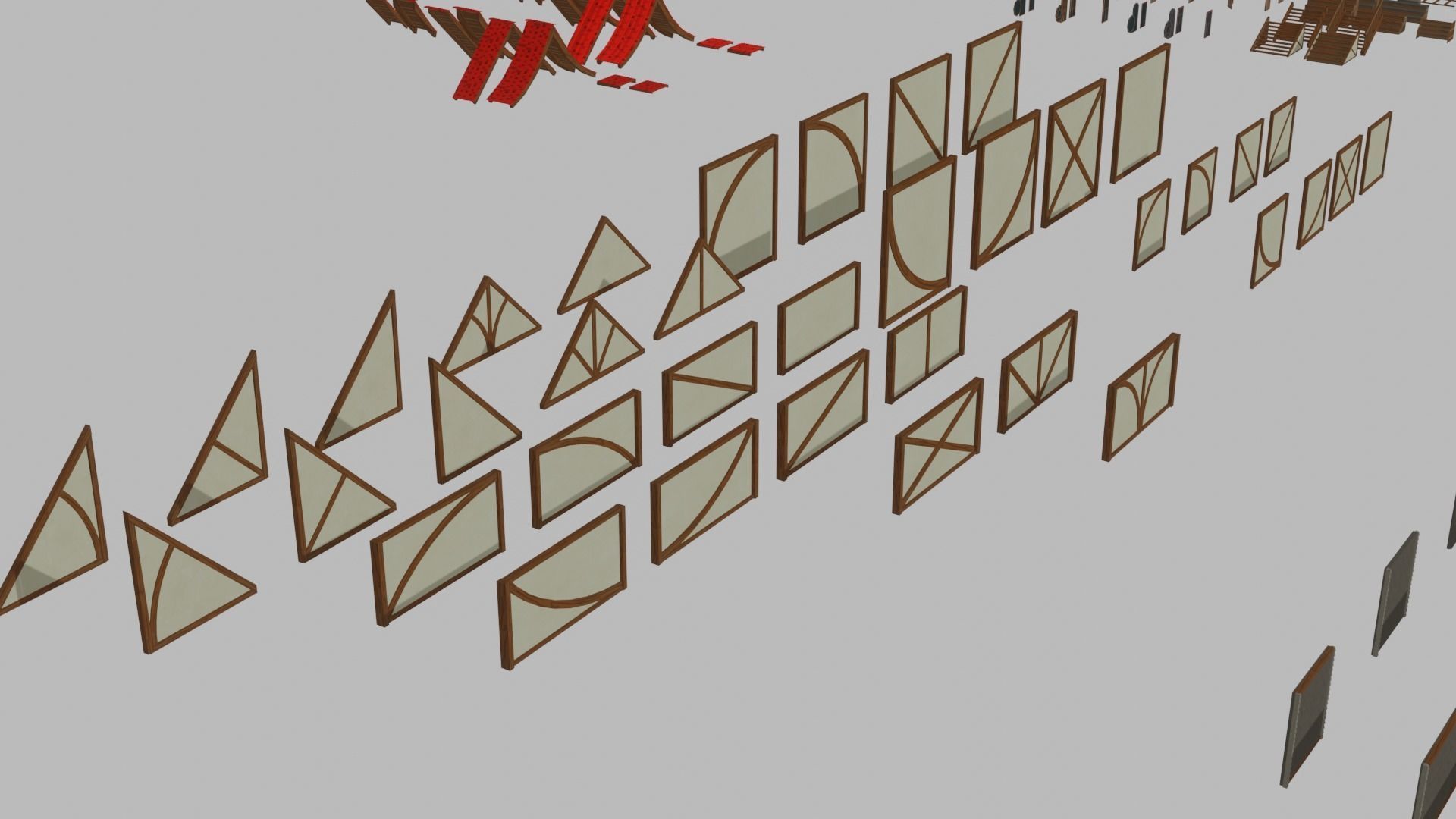 Stylized Modular Environment Kit 3D model_2