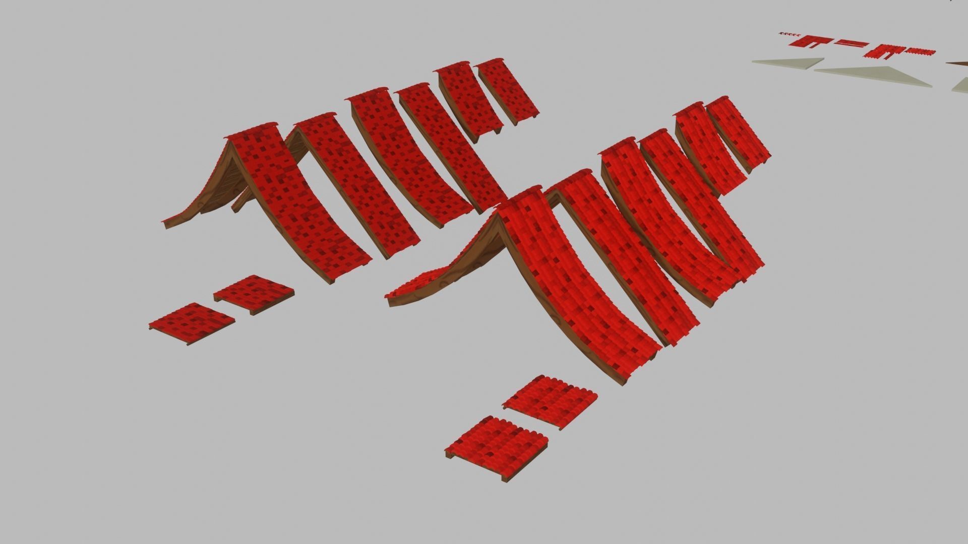 Stylized Modular Environment Kit 3D model_4