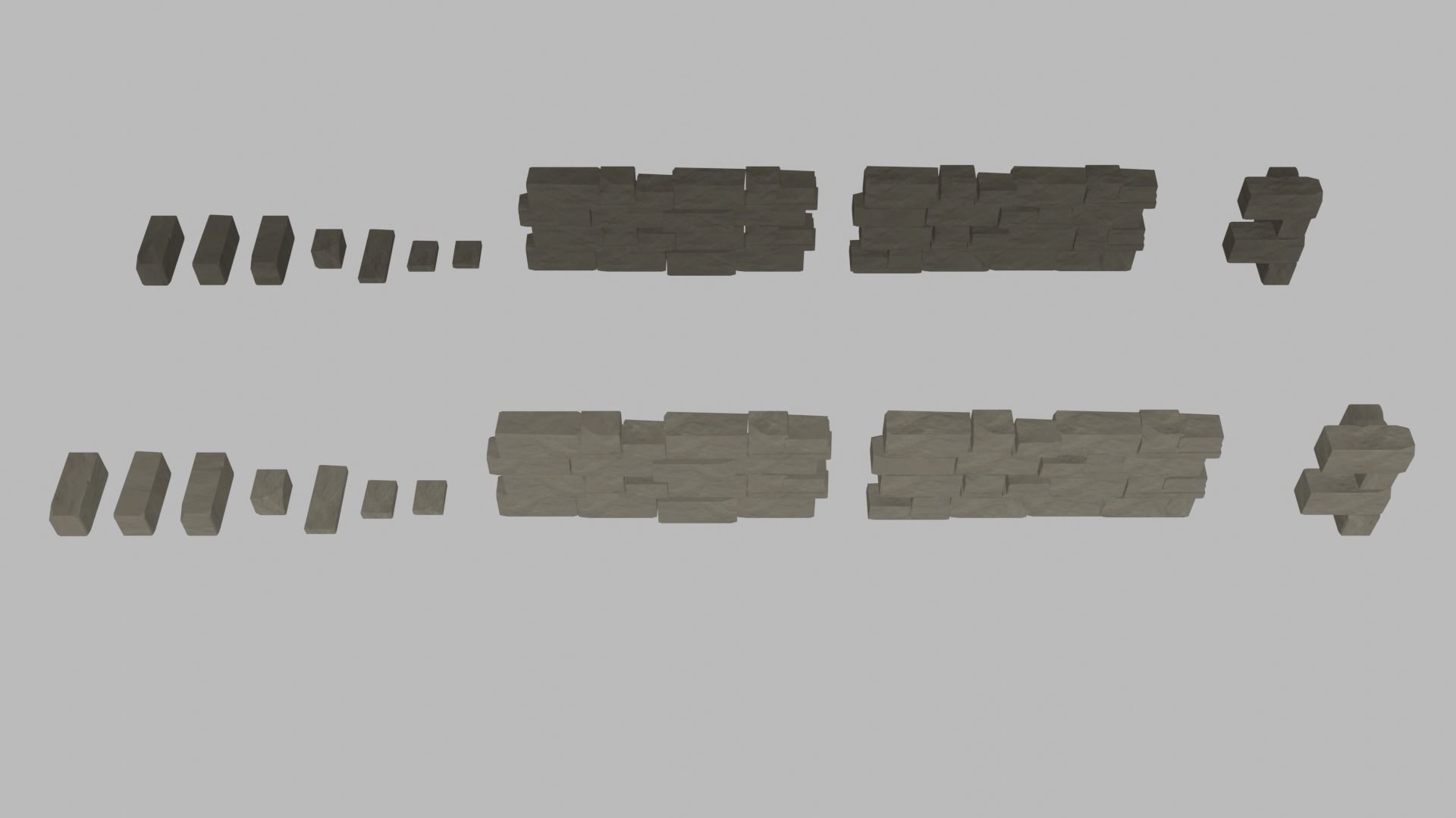 Stylized Modular Environment Kit 3D model_16