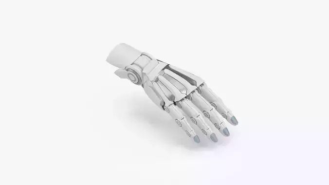 Cyborg female hand