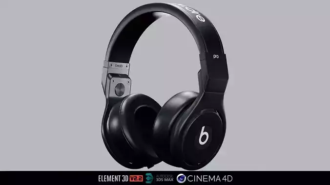 Beats Pro by Dre 3D model