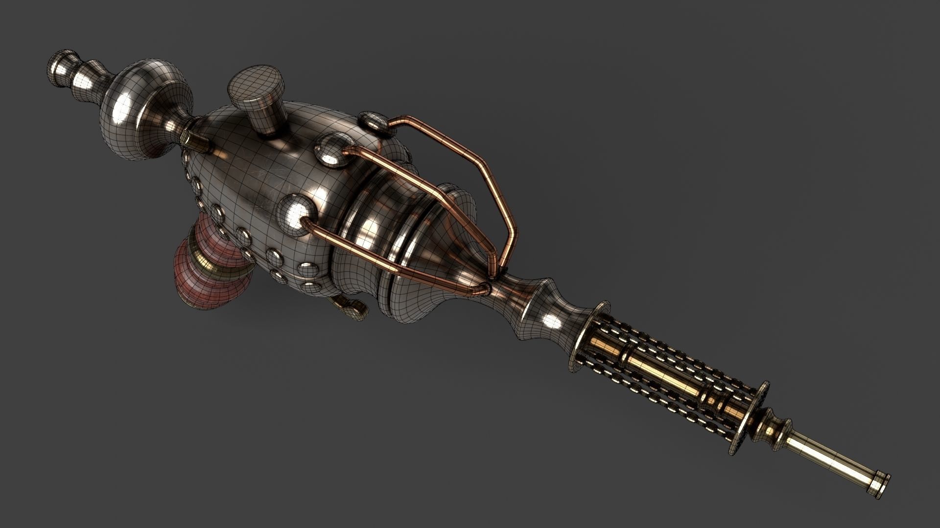 Fantasy Gun 19 3D model_14
