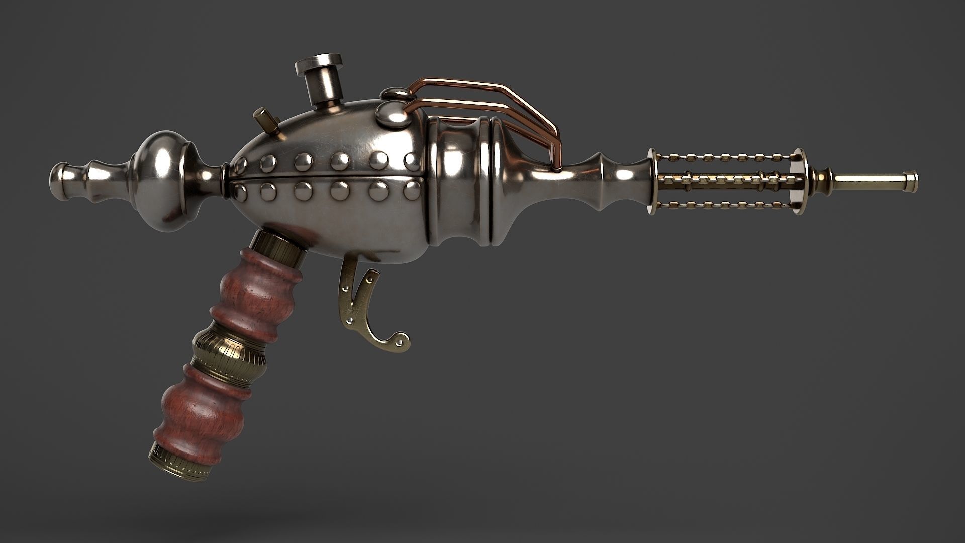 Fantasy Gun 19 3D model_9