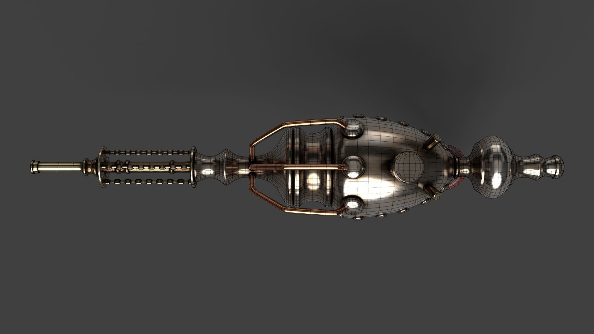 Fantasy Gun 19 3D model_17