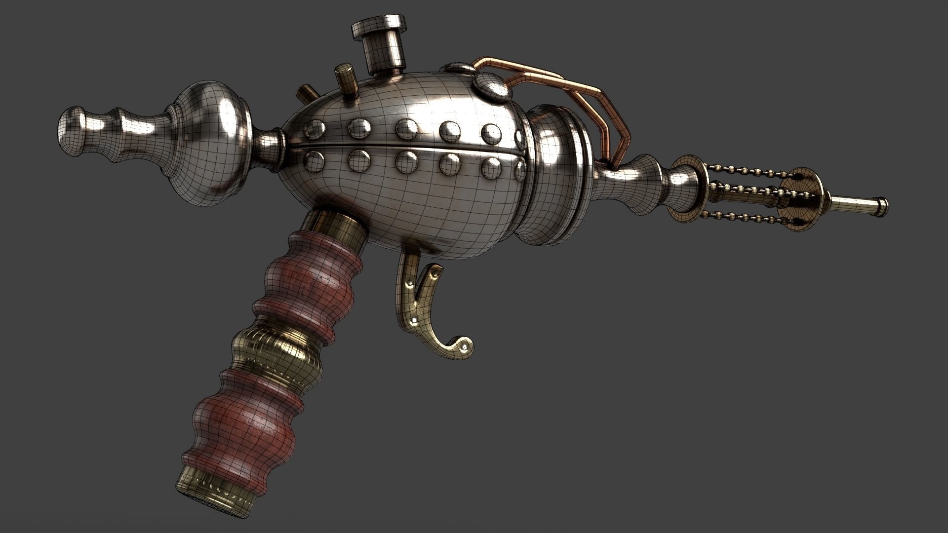 Fantasy Gun 19 3D model_13