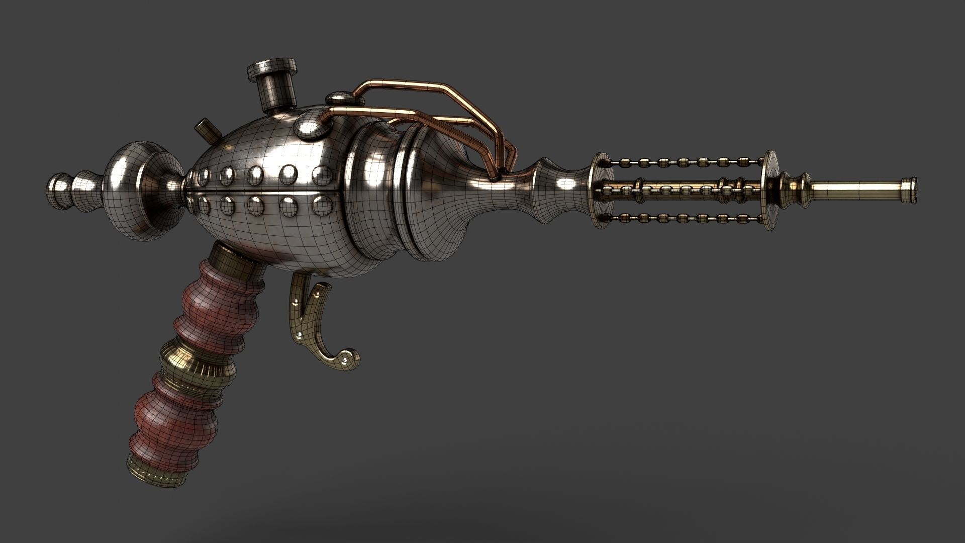Fantasy Gun 19 3D model_11