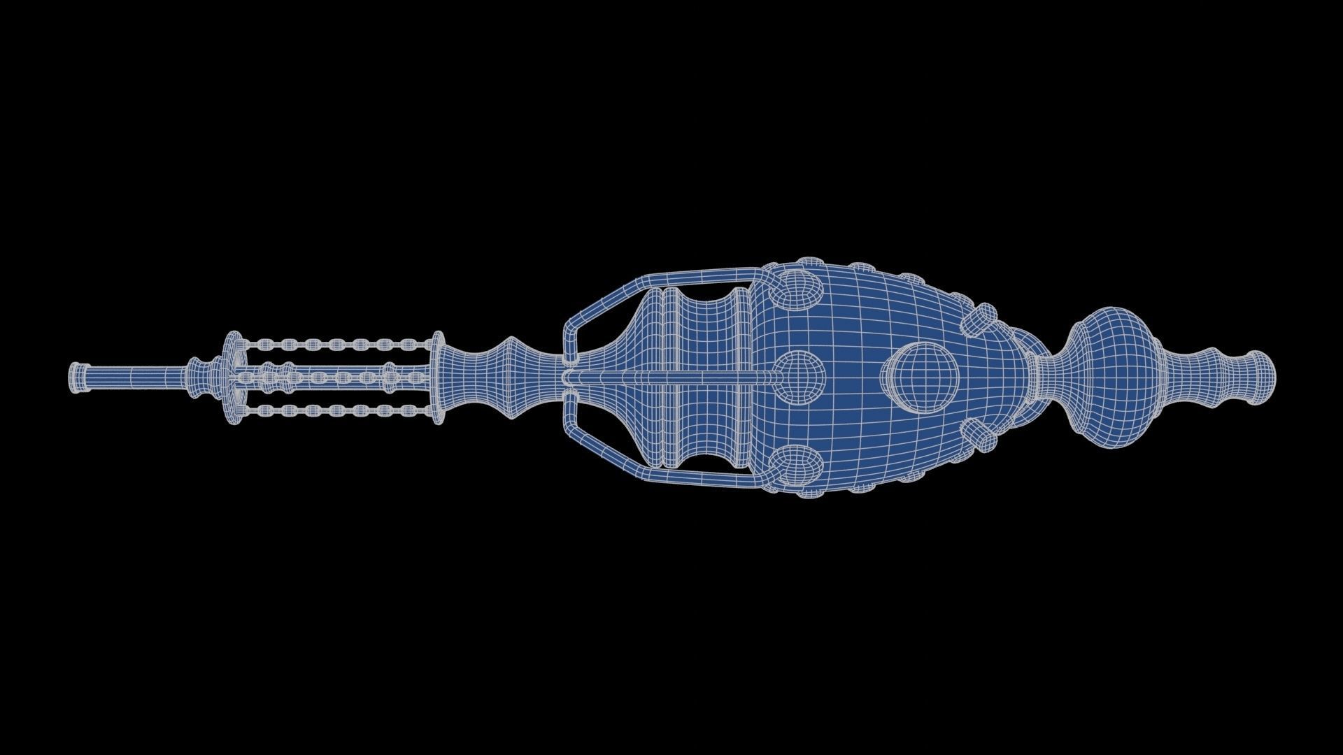 Fantasy Gun 19 3D model_27