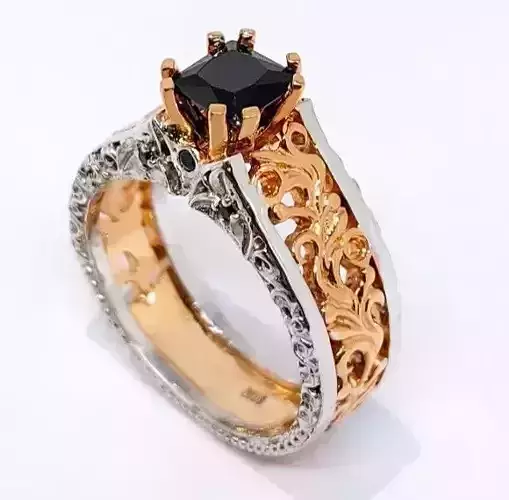 anillo floral