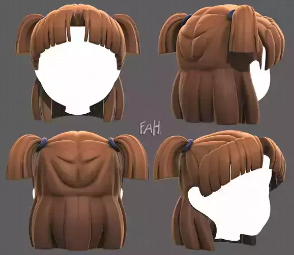 Base Hair for girl V17