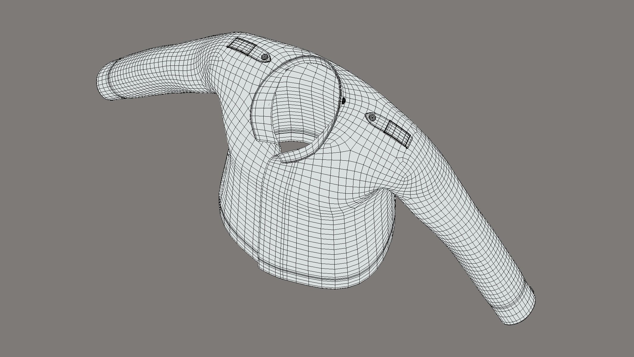 Dutch police jacket Low Poly PBR Realistic Low-poly 3D model_7