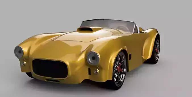 60s classic sports car