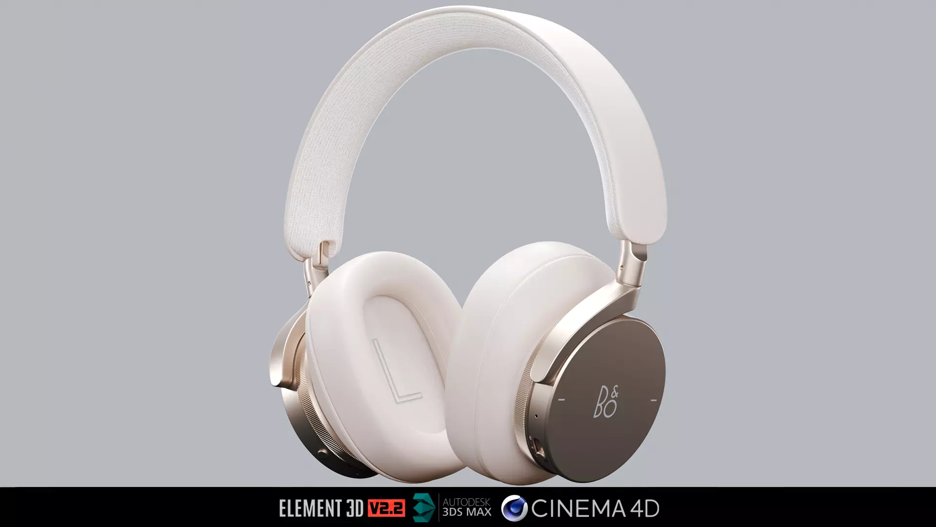 BeoPlay H95 Gold Tone Headphones  3D model_0