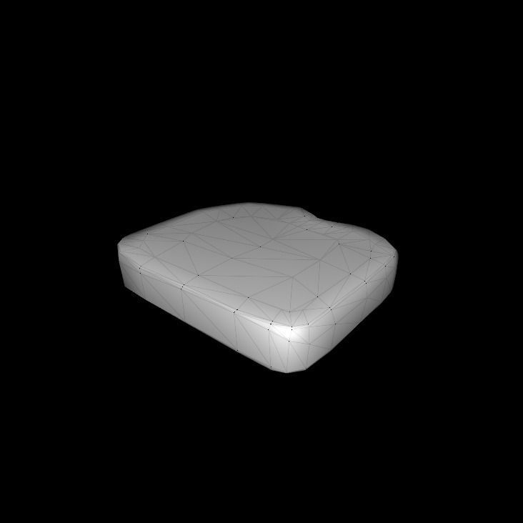 banana bread 3D model_10
