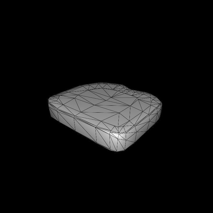 banana bread 3D model_9