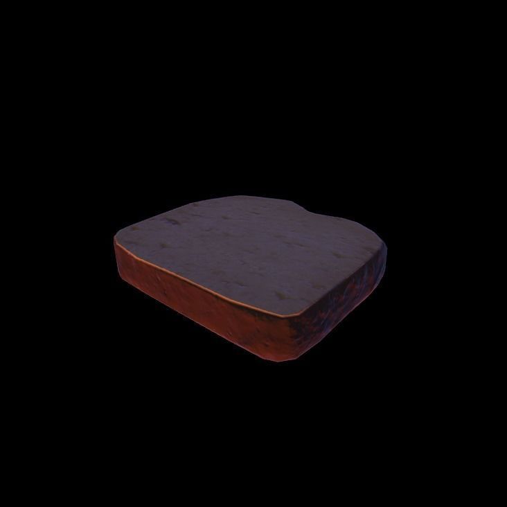 banana bread 3D model_1