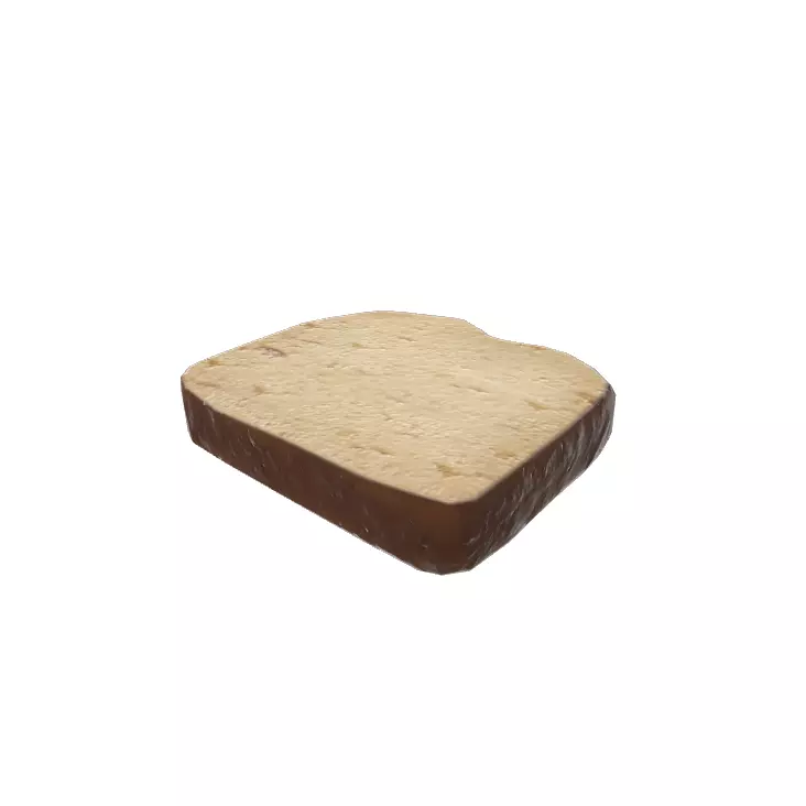 banana bread 3D model_0