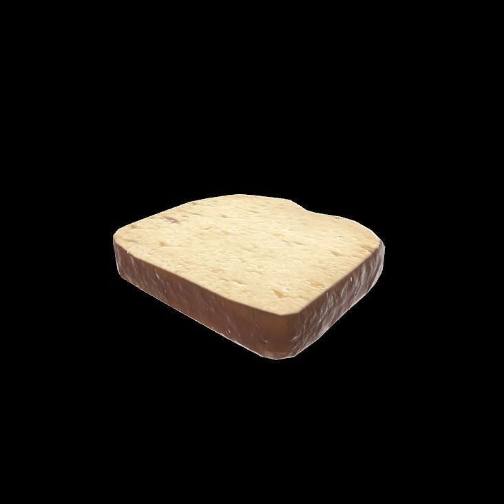 banana bread 3D model_7