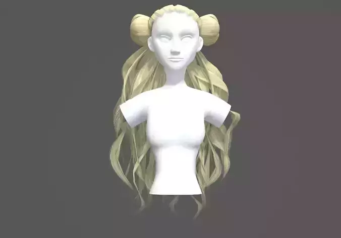 Wavy Styled Hairstyle 