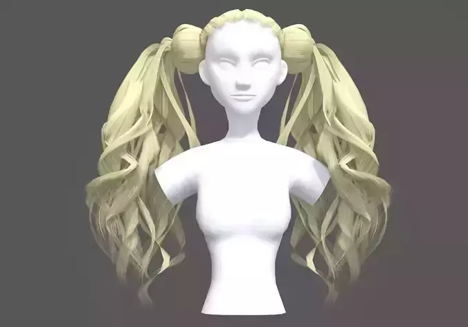 Wavy Blond Hairstyle 