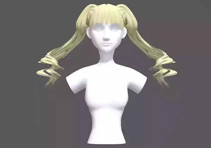 Long Swirled Hairstyle 