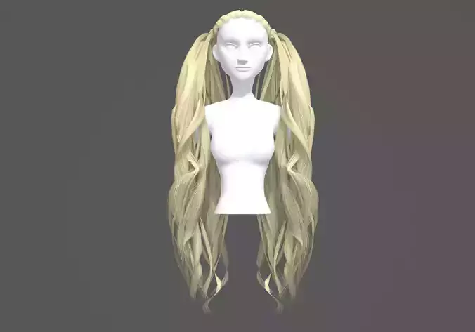 Blond Wavy Hairstyle 