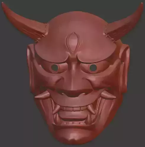 Hannya Eye mask 3D print model 3D print model 3D print model