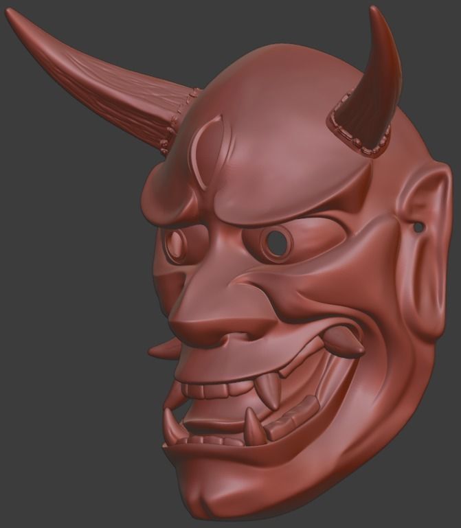 Hannya Eye mask 3D print model 3D print model 3D print model 3D print model_2