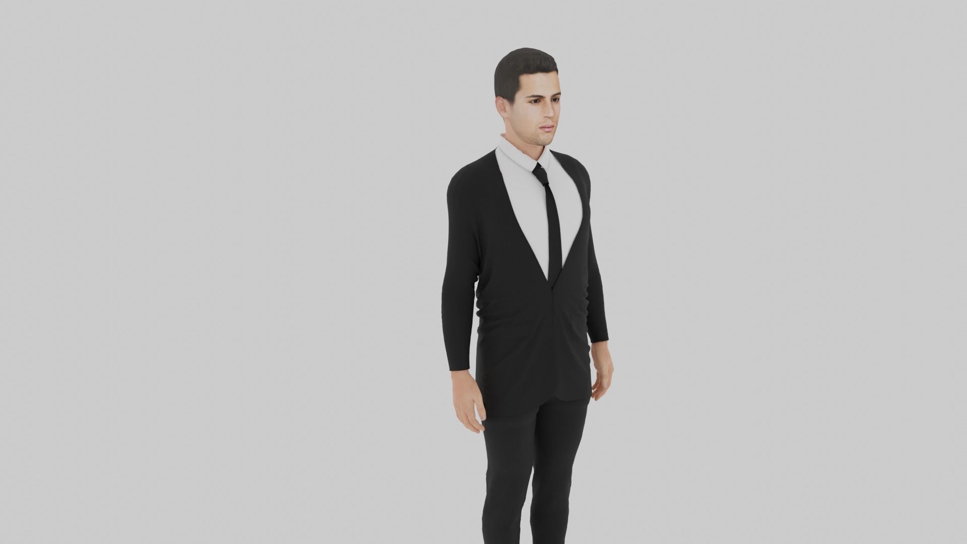 Joao Cancelo Low-poly 3D model_1