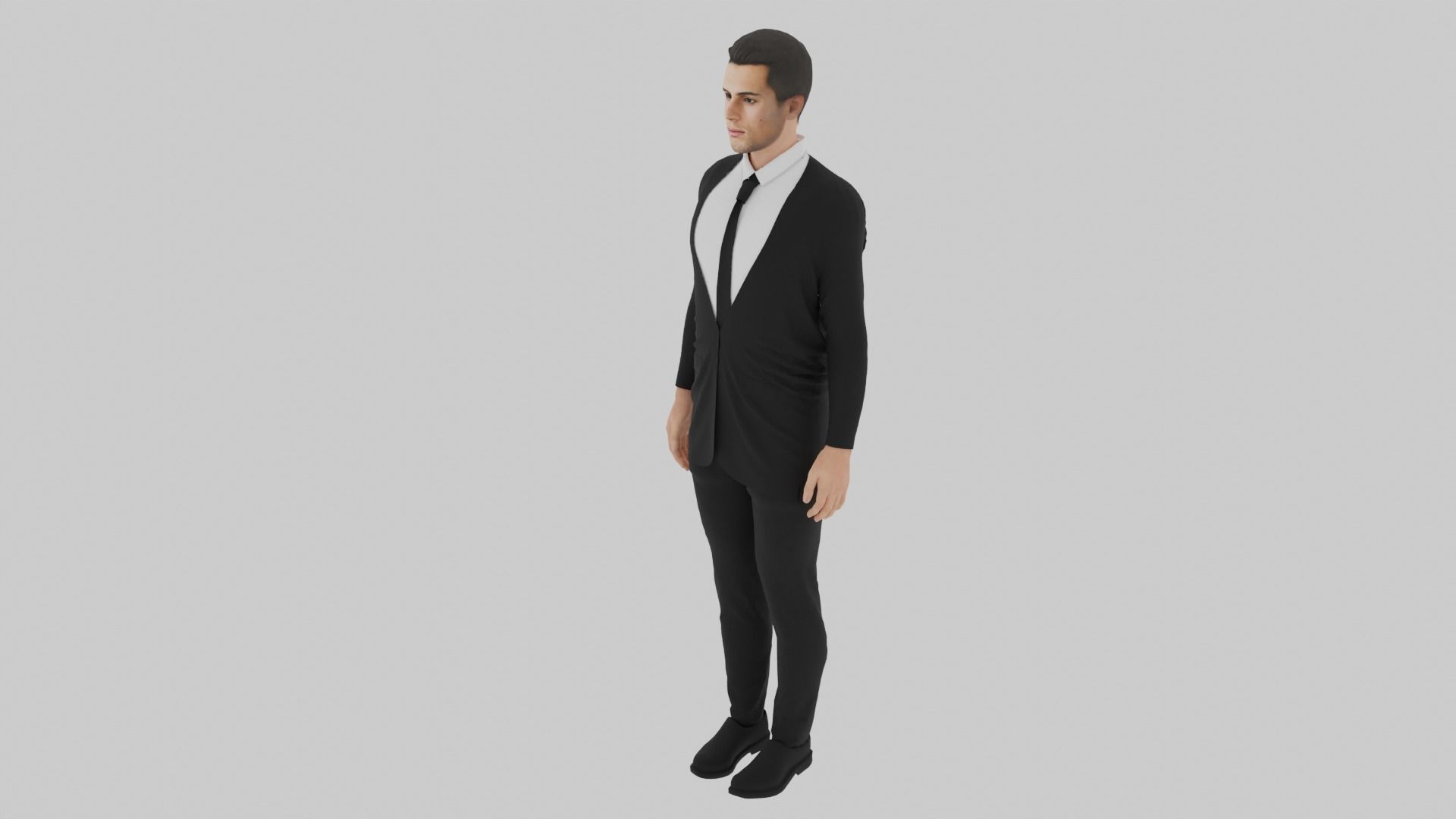 Joao Cancelo Low-poly 3D model_2