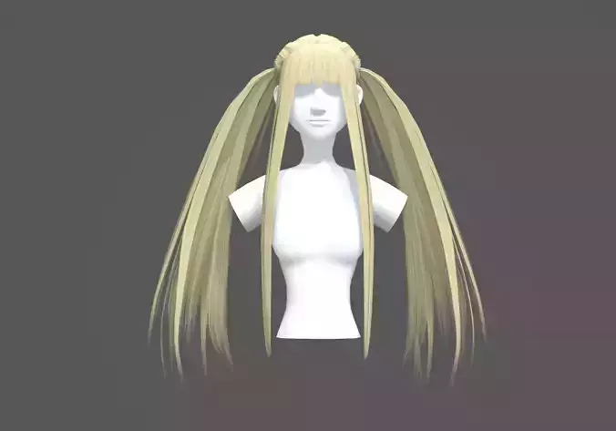 Anime Female Hairstyle 