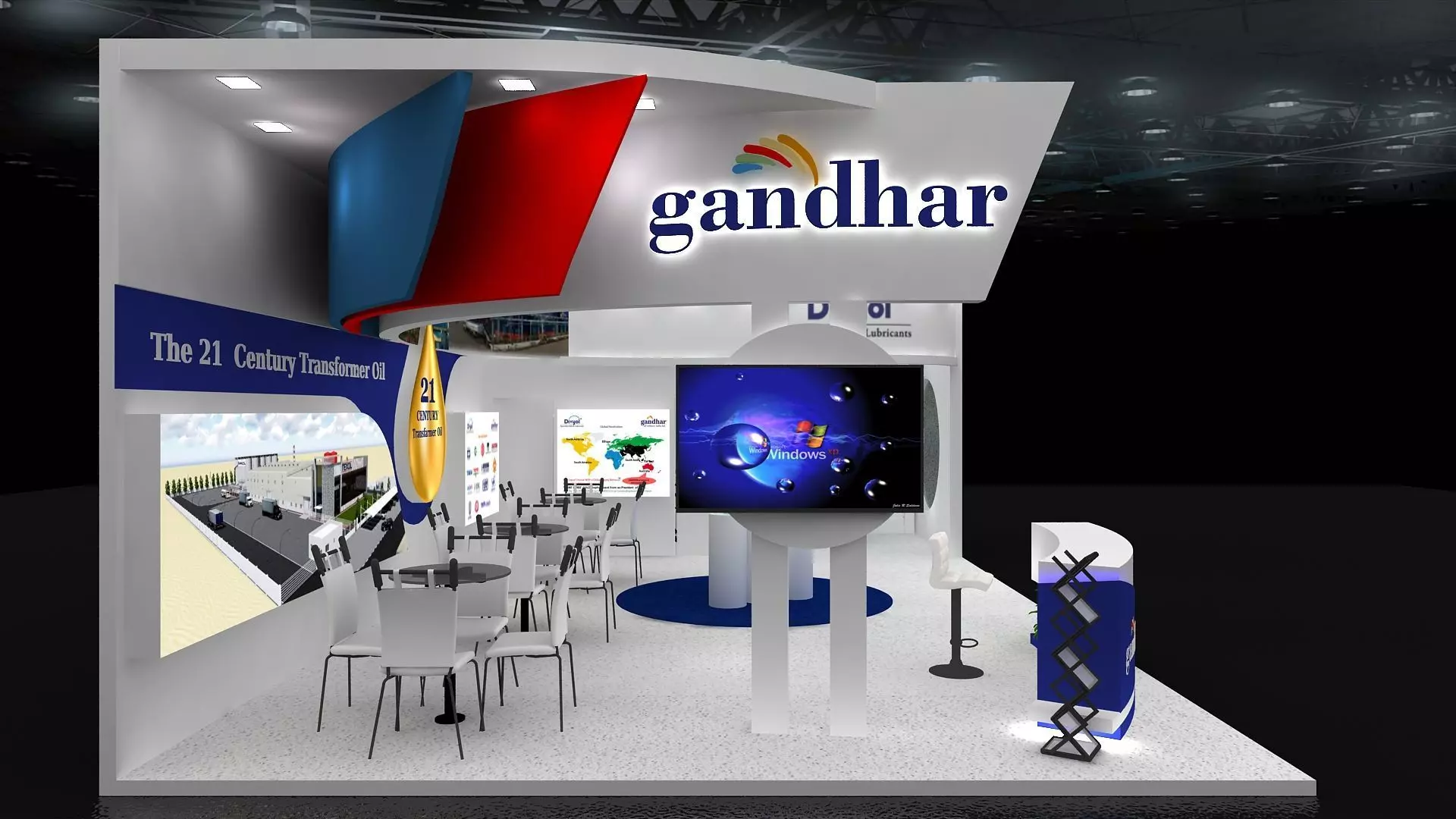 10M x 6M Exhibition Stand  3D print model_0