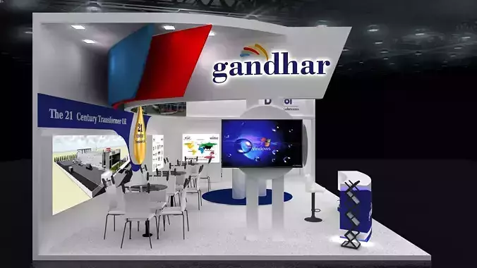 10M x 6M Exhibition Stand  3D print model