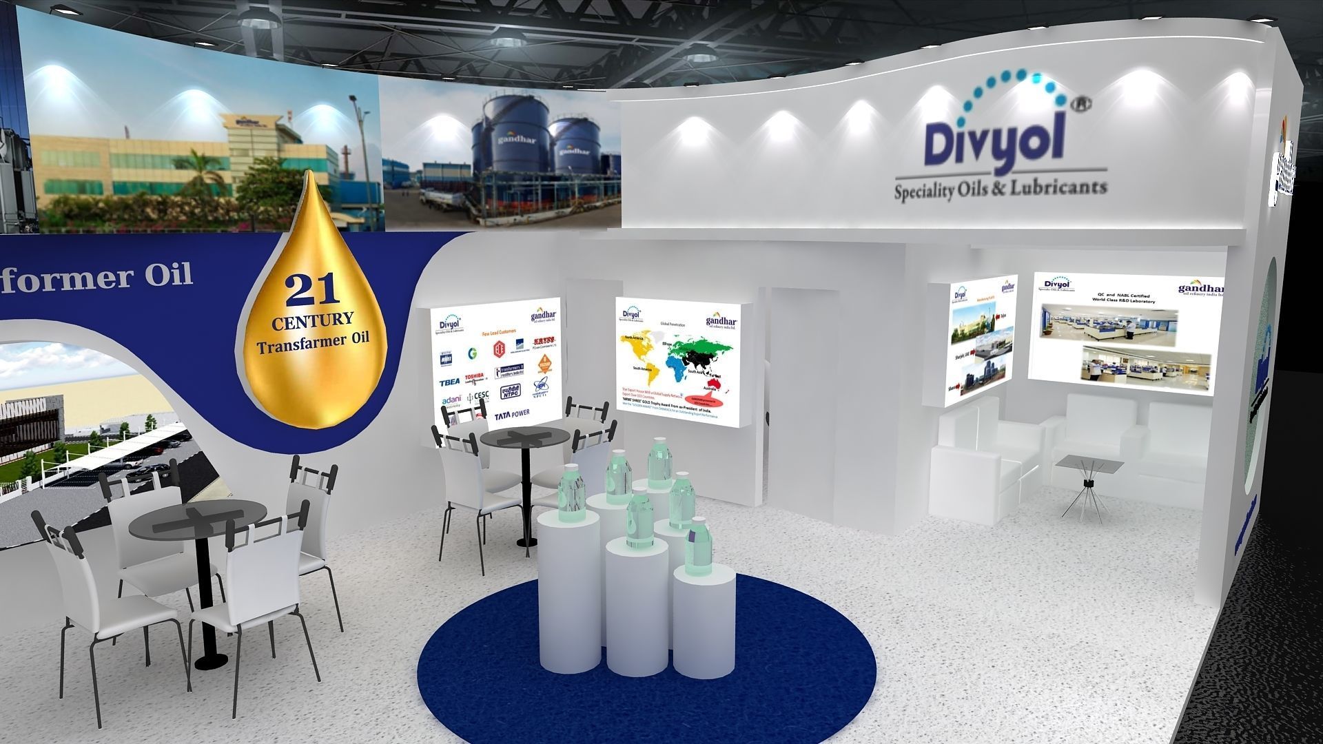 10M x 6M Exhibition Stand  3D print model_3