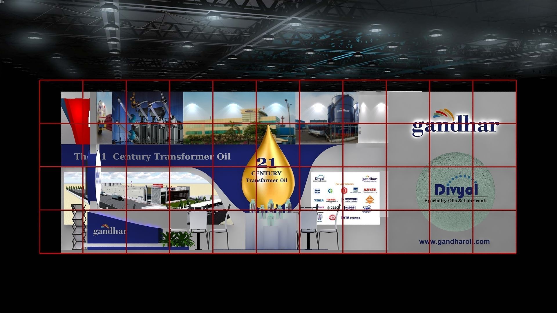 10M x 6M Exhibition Stand  3D print model_7