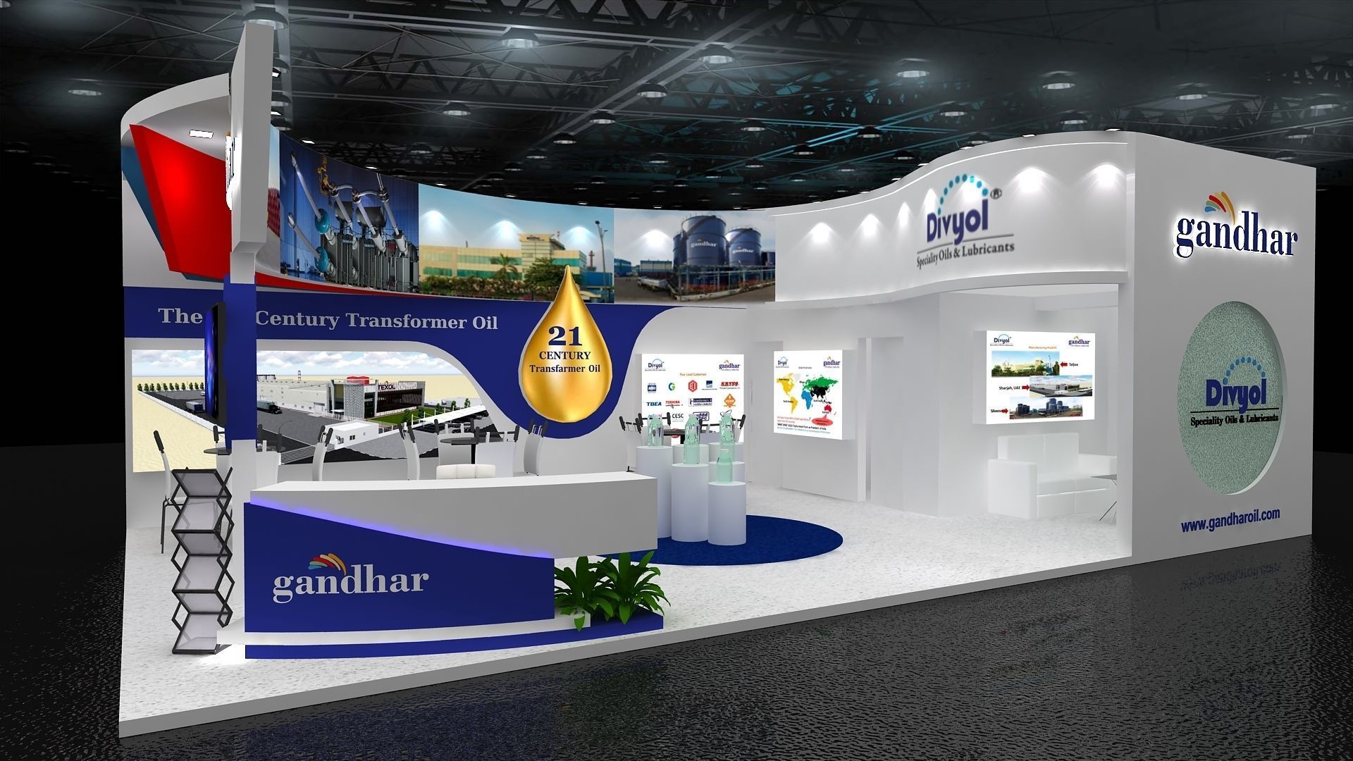 10M x 6M Exhibition Stand  3D print model_1