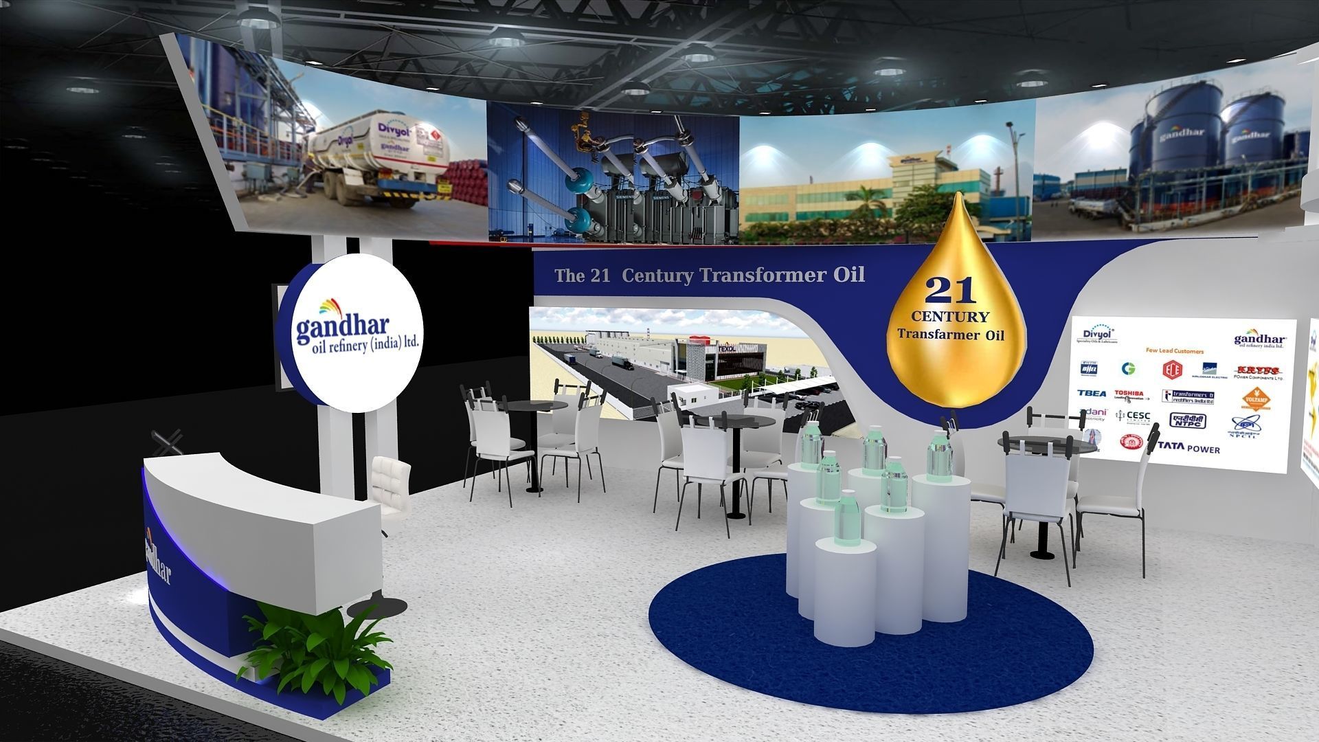 10M x 6M Exhibition Stand  3D print model_4