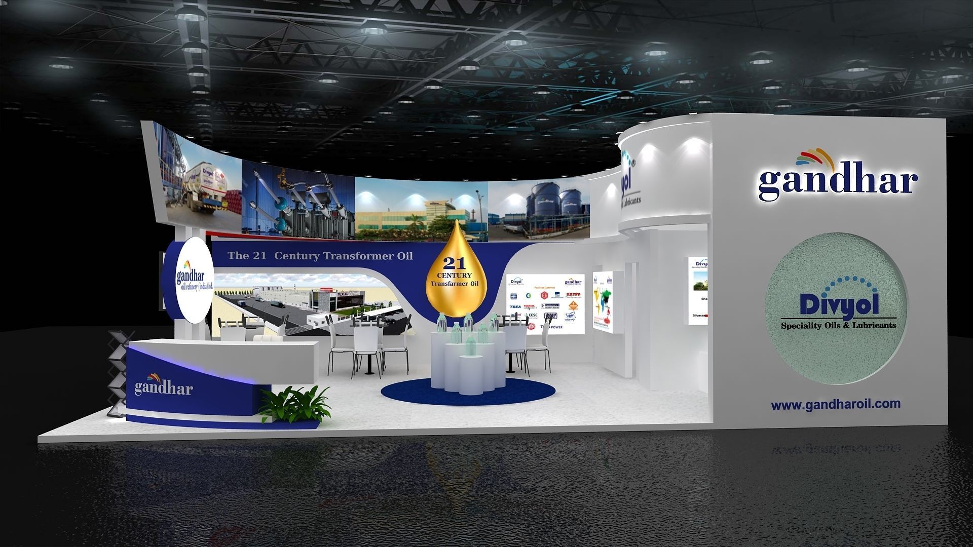 10M x 6M Exhibition Stand  3D print model_2