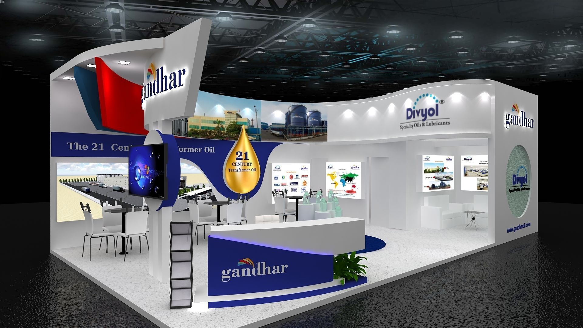 10M x 6M Exhibition Stand  3D print model_8