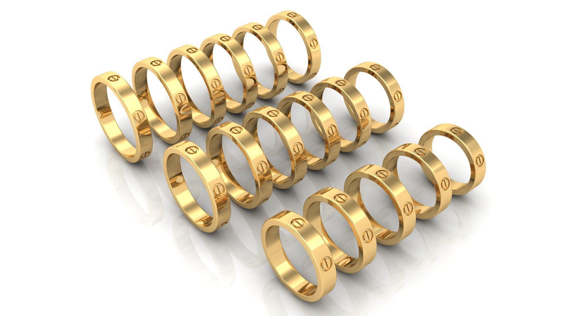 All sizes ring 3D print model  3D print model_1